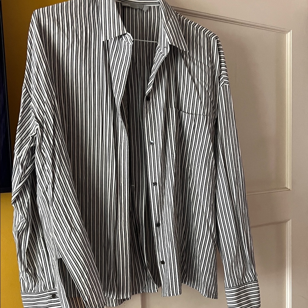 Vince Striped Button Down Shirt